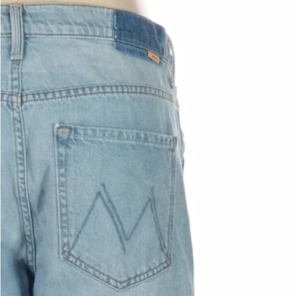 MOTHER Light Wash Wide Leg Jeans - Picture 6 of 14